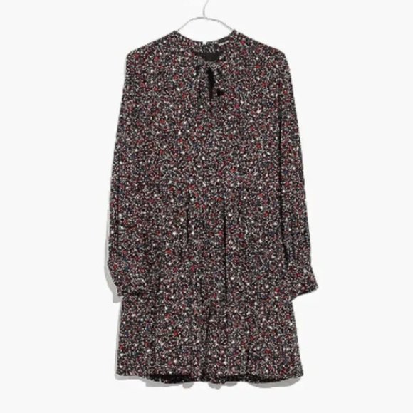 Womens Madewell Silk Star Dress Size 8 - Picture 3 of 3